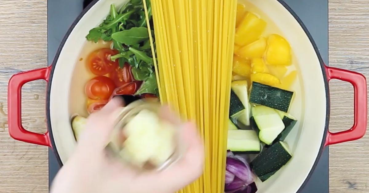 Zutaten für One-Pot-Pasta