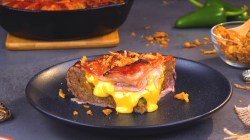 Bacon-Pie mit Hackfleisch