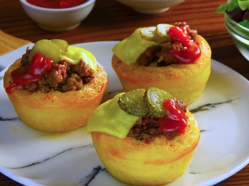 Cheeseburger-Muffins