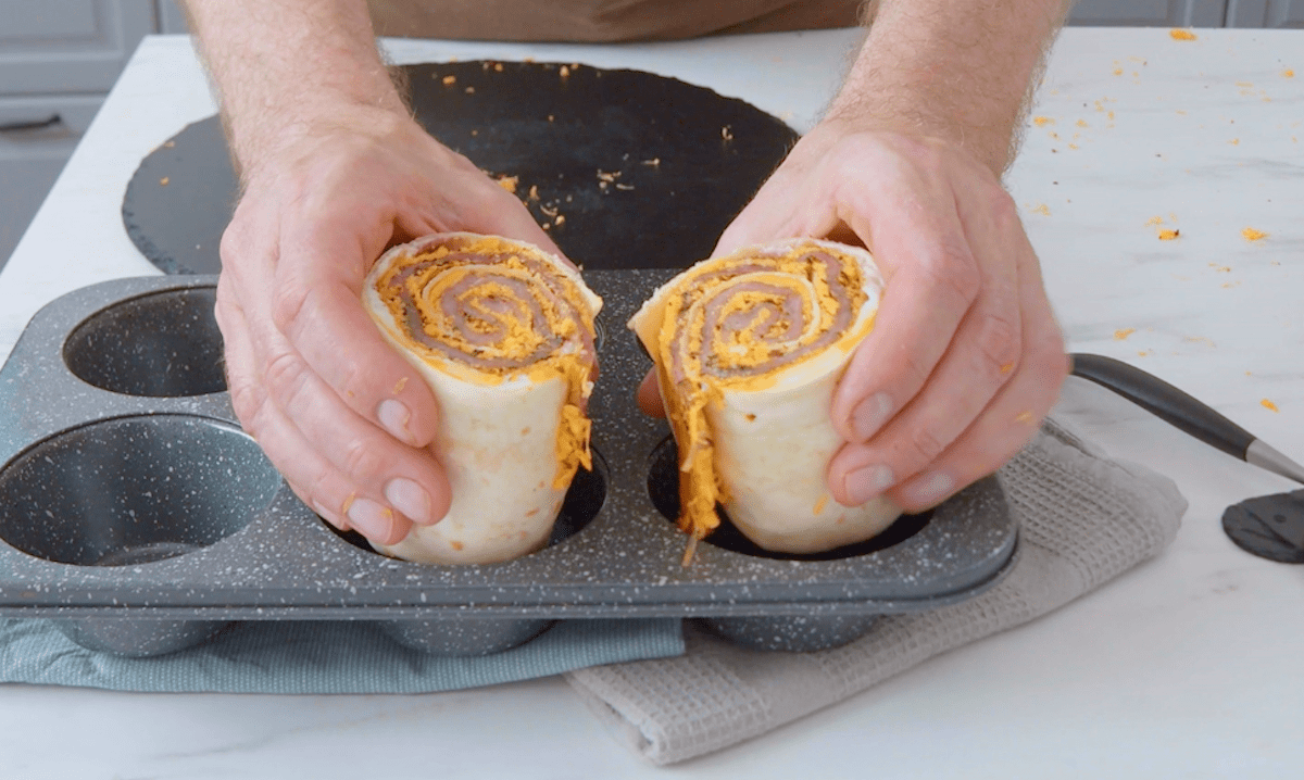 GefÃ¼llte Wraps mit KÃ¤seschnitzel