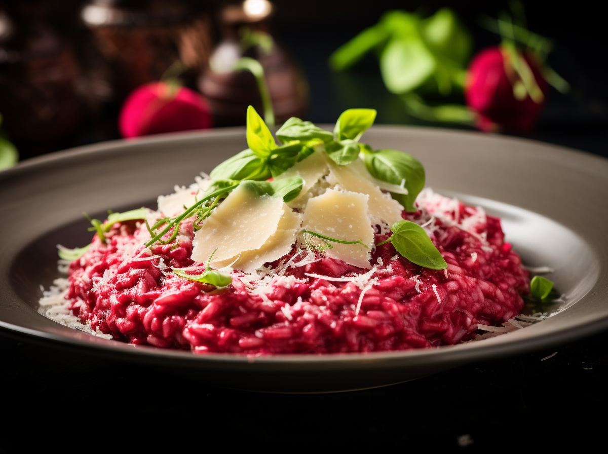 Rote-Bete-Risotto