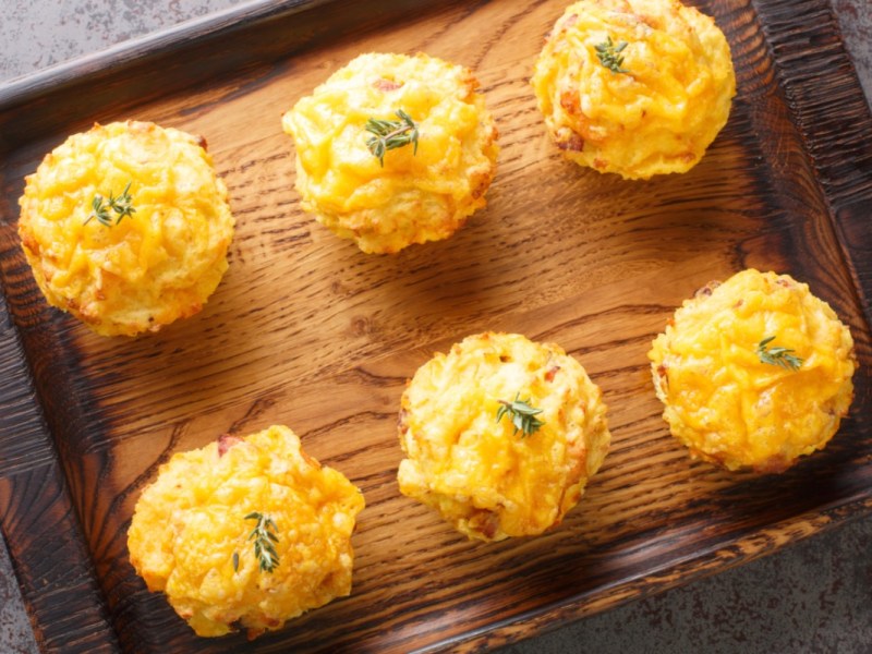 Herzhafte Käse-Kartoffel-Muffins für unterwegs oder zwischendurch