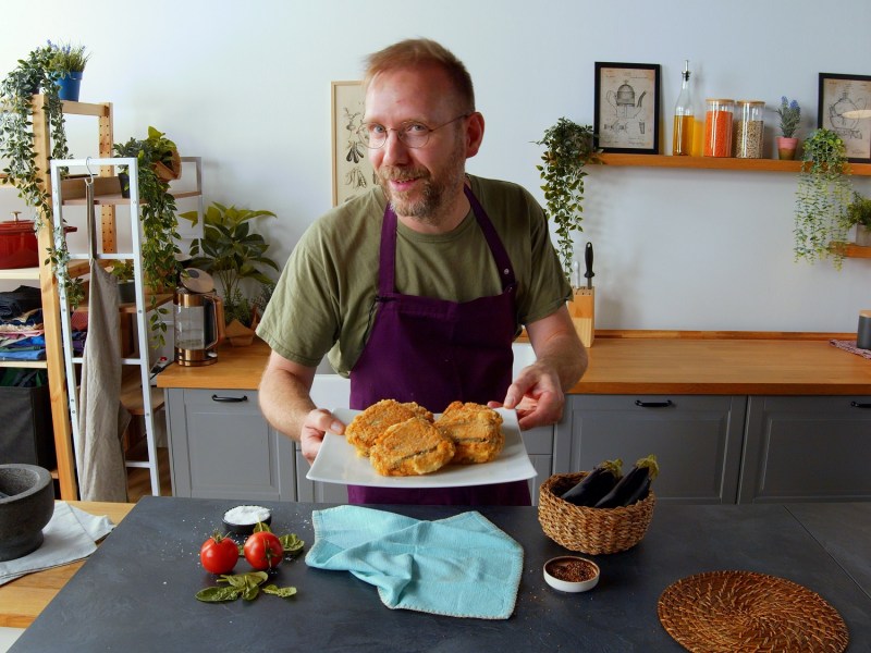 Auberginenschnitzel