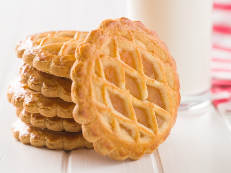 Ein Stapel Apple Pie Cookies.