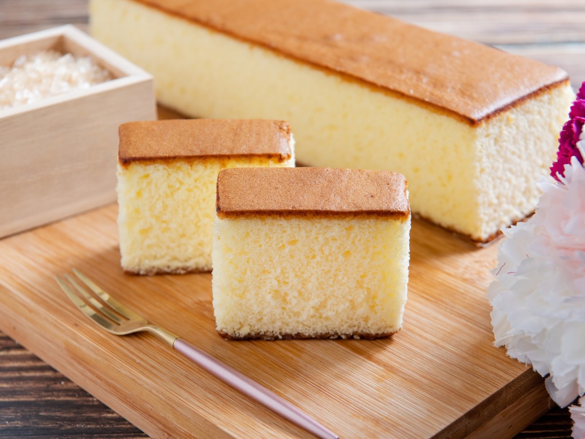 Castella-Kuchen: fluffige Kuchenwolke aus Japan mit wenigen Zutaten