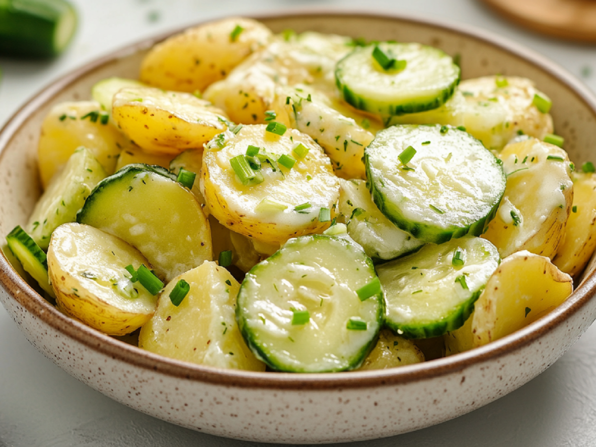 Kartoffel-Gurken-Salat: wenig Aufwand, großer Geschmack