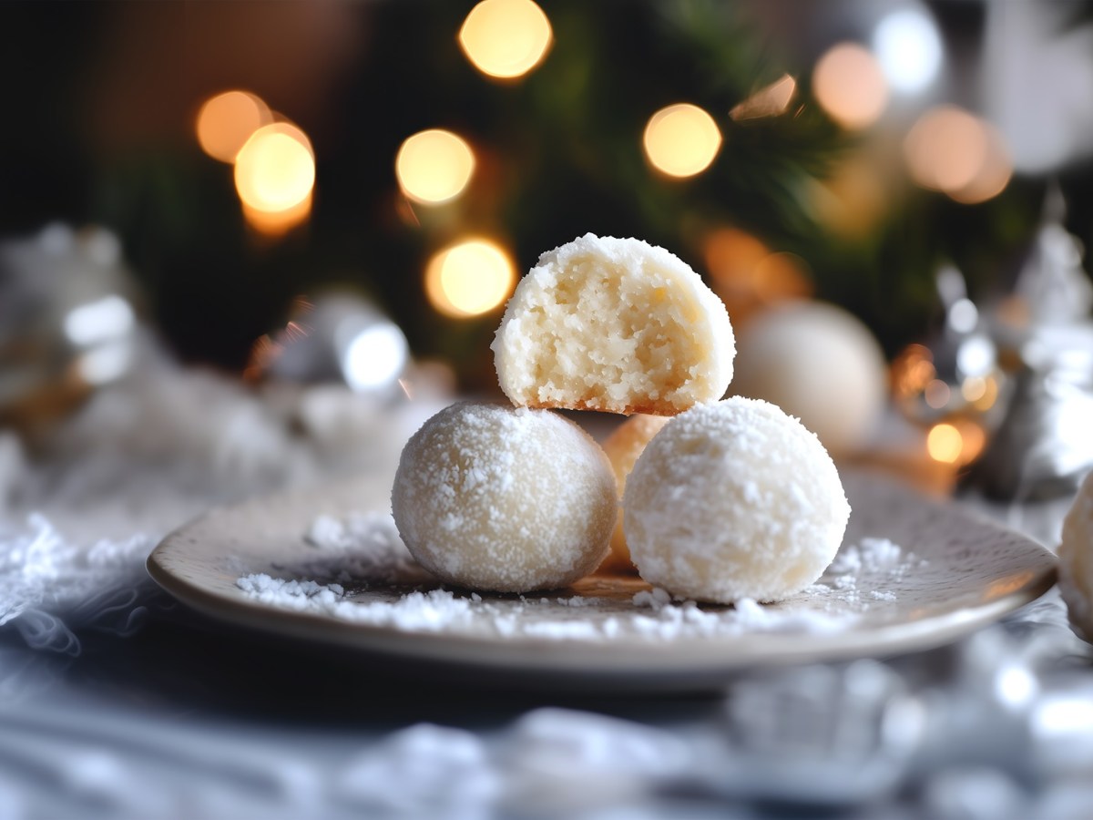 Marzipan-SchneebÃ¤lle: unser liebstes dÃ¤nisches WeihnachtsgebÃ¤ck