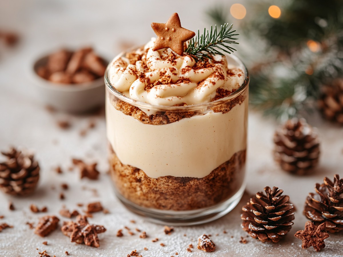 Weihnachtsdessert im Glas: Lebkuchen-Tiramisu