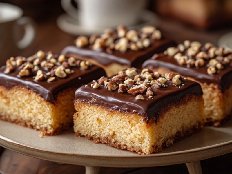 Saftiger Nusskuchen vom Blech: ein Klassiker fÃ¼r jeden Anlass