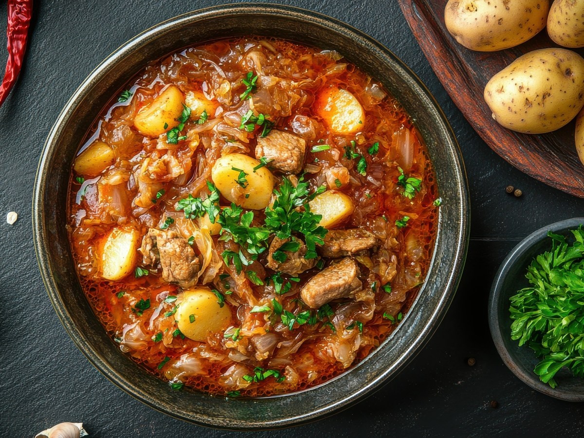 Sauerkraut-Kartoffel-Topf: rustikales One-Pot-Gericht