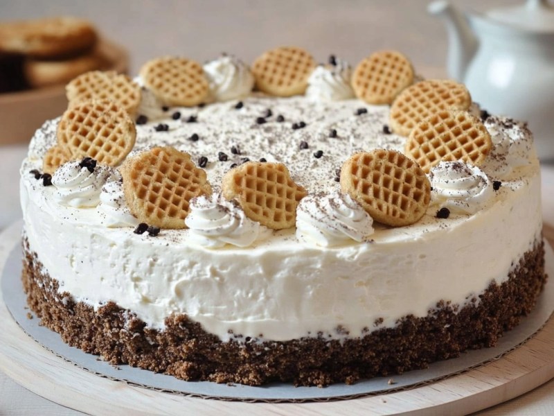 Diese Schokokuss-Torte mit Quark verschönert jede Kaffeetafel