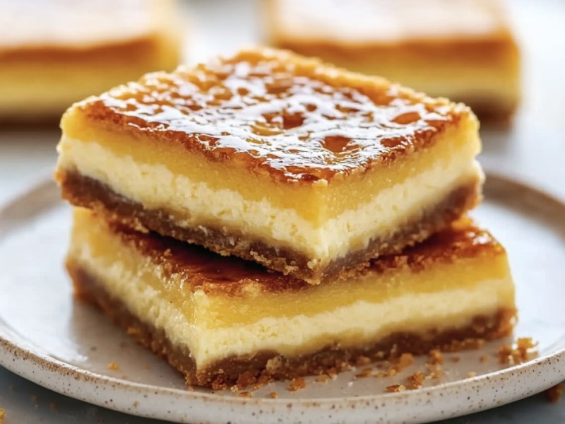 Lecker, leckerer, am leckersten: Crème-Brûlée-Käsekuchen vom Blech