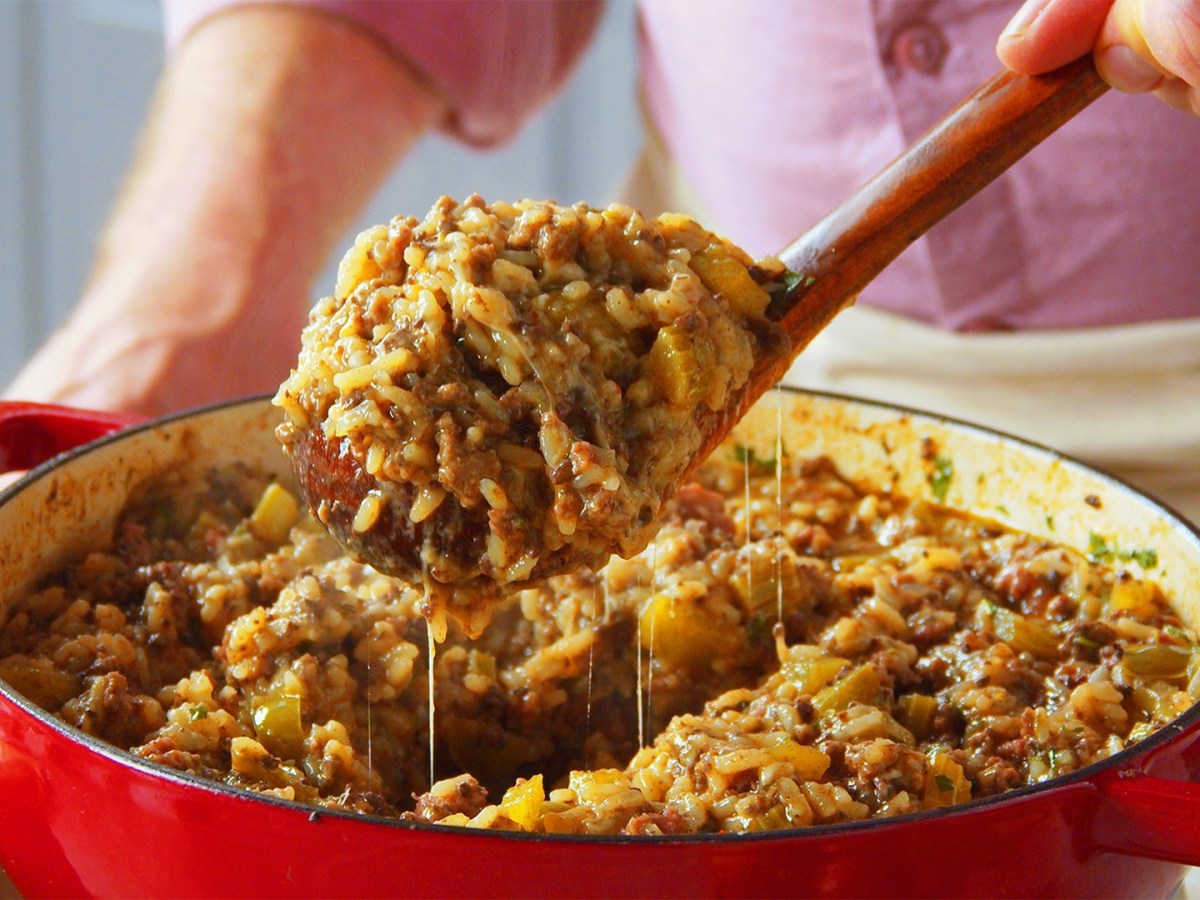 Cajun-Style-Dirty-Reis: der Geschmack Louisianas