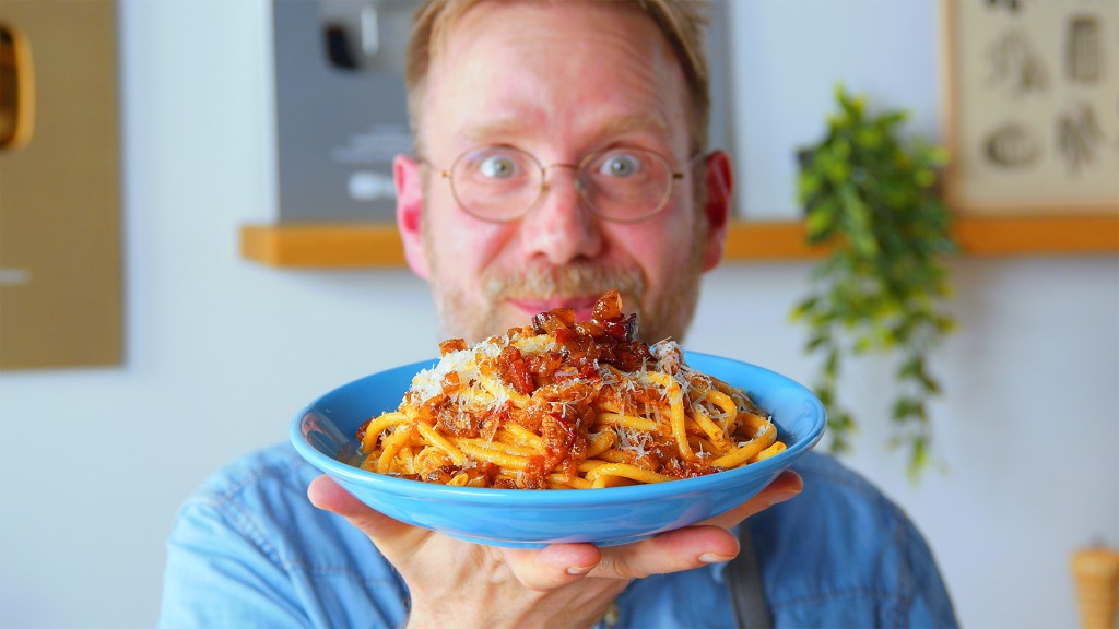 Bucatini all’Amatriciana: ein Gericht, das dich Italien schmecken lässt