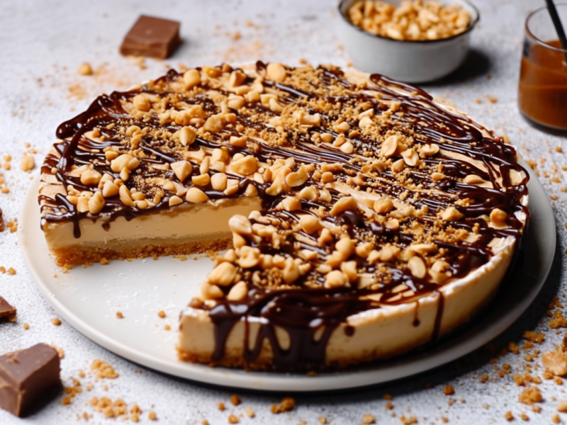 Snickers-Kühlschranktorte: die coolste Torte des Sommers